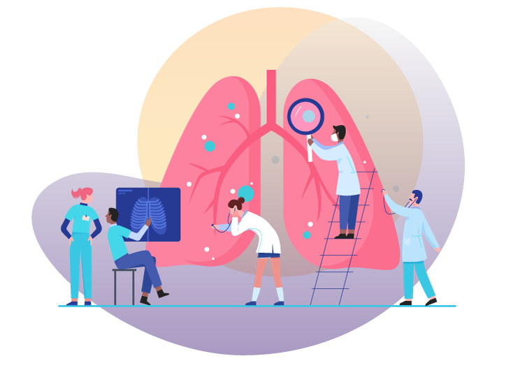 Neuroendokriner Tumor der Lunge als Illustration